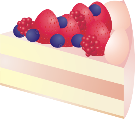 A cake covering in strawberries, raspberries, and blueberries.